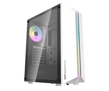 Obudowa DarkFlash DK151 LED White DK151 White